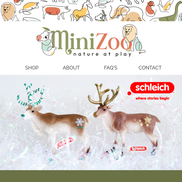 🌟 Restocked: Schleich Holiday Reindeer + Bonus Offer EXTENDED