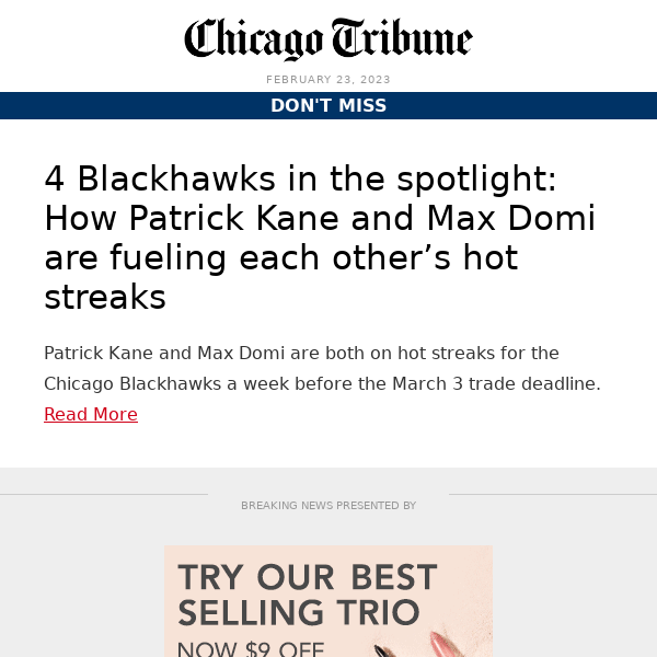 Blackhawks: Kane, Domi on hot streaks before trade deadline