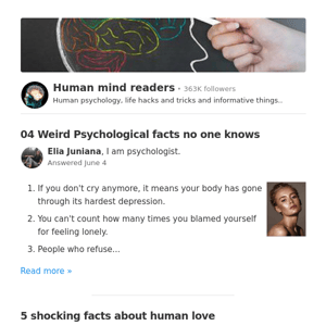 04 Weird Psychological facts no one knows