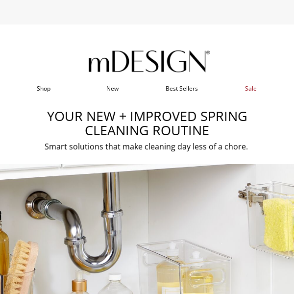 Simplify spring cleaning with our solutions✨