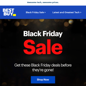 Hurry! These Black Friday deals won't last 🚀