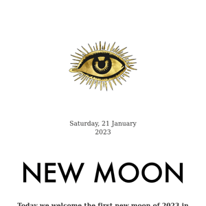 New Moon Happening Today! 🌙