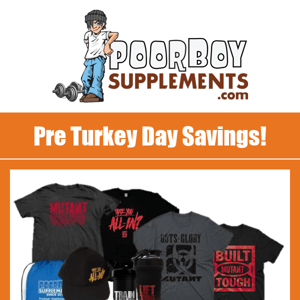 Pre Turkey Day Supps Sale 🍗Grab'em Now