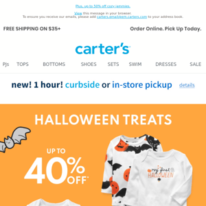 Halloween is coming...🎃 Get a headstart with up to 40% off