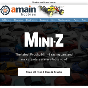 See the Latest Mini-Z Cars & Trucks!