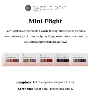 Dazzle Dry Limited Edition Mini Flight