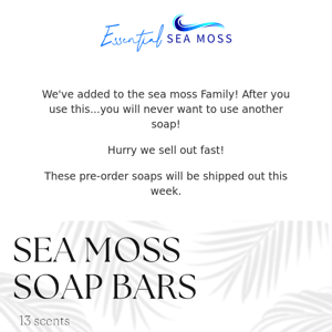 Sea moss Soaps!!