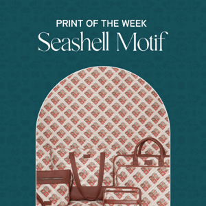 Best Deals on Print of this Week - Seashell Motif!