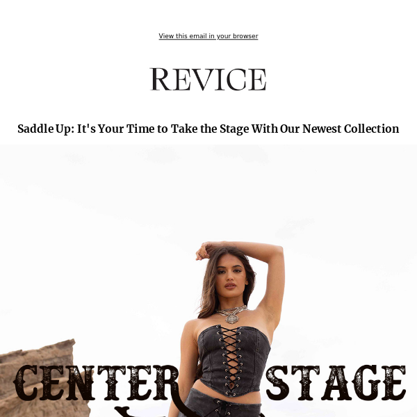 The Center Stage collection just dropped