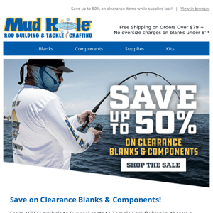 Big Savings on Clearance Blanks & Components!