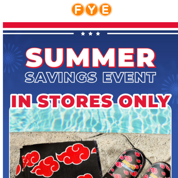 Stock up with the Summer Savings event!