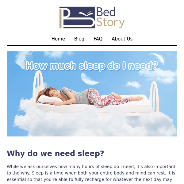 How much sleep do we need?