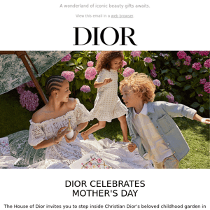 FIRST LOOK: Mother’s Day by Dior