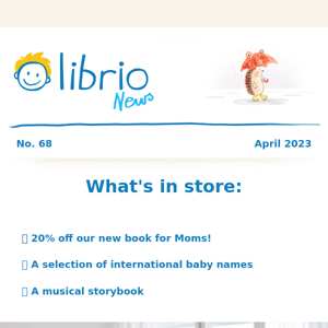 A 20% discount and some beautiful international baby names