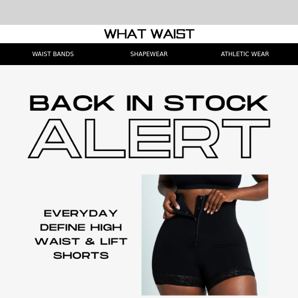Back In Stock Alert: Everyday Define High Waist & Lift Shorts and Perfect Torso