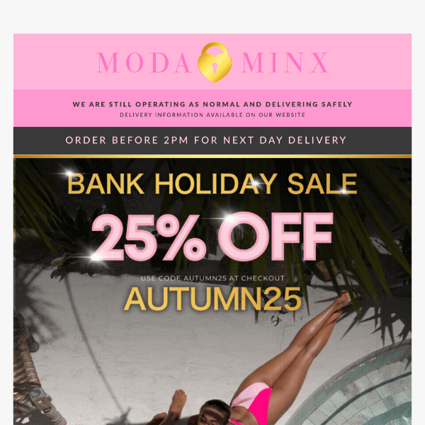 Moda Minx, OUR SALE ENDS TODAY! 🛍️