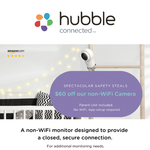 🎉$60 Off Our Non-WiFi Monitor! No app setup needed
