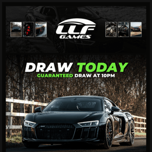 SUPERCAR DRAW DAY 🏆 WIN THIS R8 V10 PLUS FOR £1.99 TODAY
