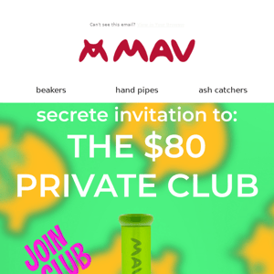 INVITATION TO THE $80 PRIVATE CLUB 💵