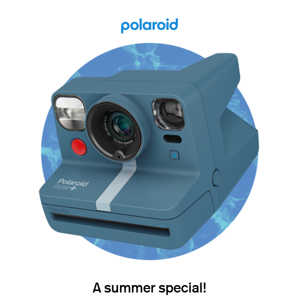 Snap and save with 45€ off our Polaroid Now+ Generation 1 camera ☀️📸