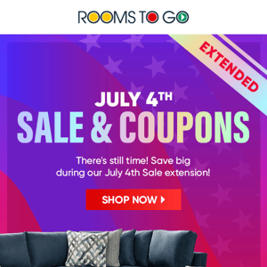 Rooms to go 4th deals of july sale