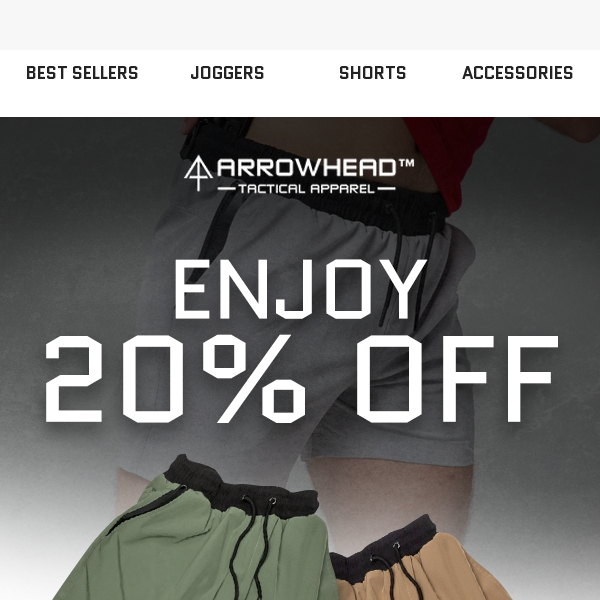 Enjoy 20% OFF