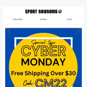 Welcome Cyber Monday Deals 👋