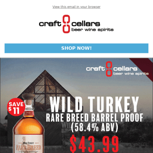 Wild Turkey Rare Breed, Barrell Craft Spirits & MORE!