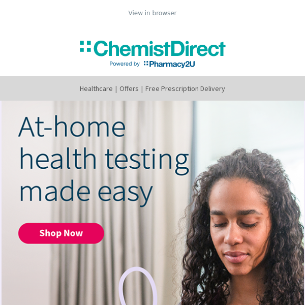 Get Your Health Check at Home with ChemistDirect's Testing Kits