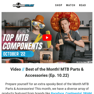 Video: Best of the Month! MTB Parts & Accessories (Ep 10.22)