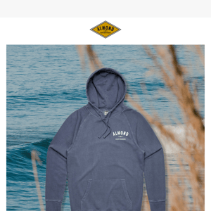 New Almond Hoodies are 25% off Today 🌊