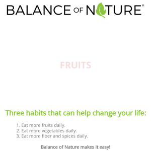 Three habits to transform your health