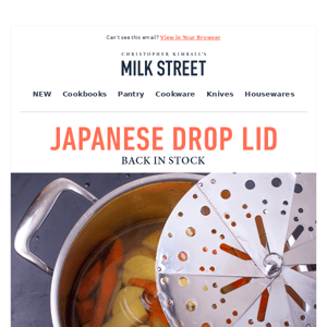 We Got More: The Brilliant Japanese Drop Lid