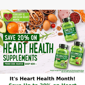 Big Savings During Heart Health Month!