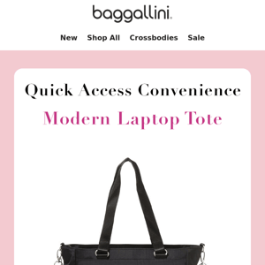 Quick-Access Convenience—Modern Laptop Tote