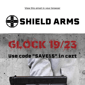 SAVE 15% on Glock 19/23 Magazine extensions this weekend!