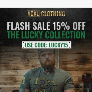 You're In Luck! 15% Off The Lucky Collection