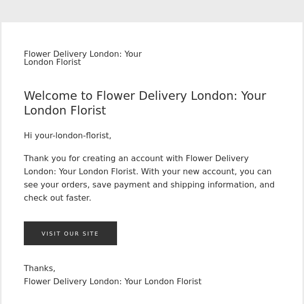 Welcome to Flower Delivery London: Your London Florist