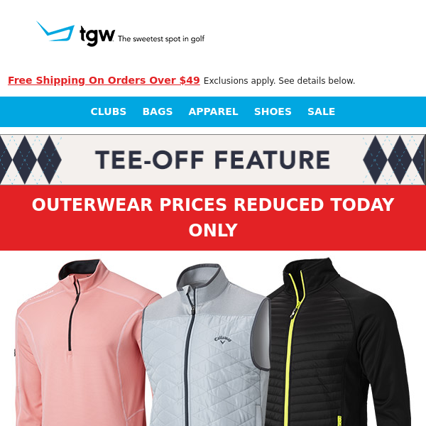 Outerwear Reduced Even Further For 24-Hours Only!