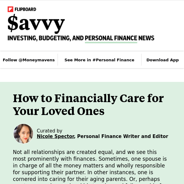 How to financially care for your loved ones