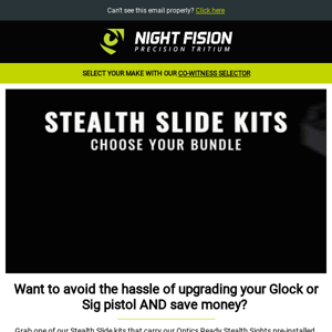 Grab a Stealth Slide Kits and Save