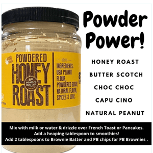 Powdered Peanut Butter - Suggested Uses