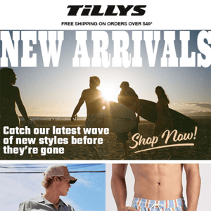 NEW ARRIVALS 🌊 Catch our latest wave of new style