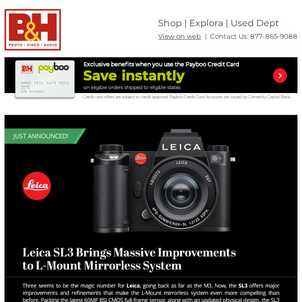 New Leica SL3 Camera + New Gear from Shure, Logitech & More!