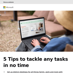 Tips to use AI-powered tools to take on any task in no time.