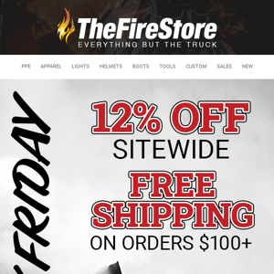 12% OFF SITEWIDE!