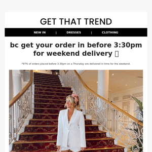 Order before 3:30pm for Weekend Delivery ⚡️