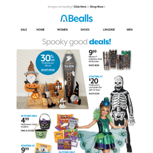 Spooky good deals!