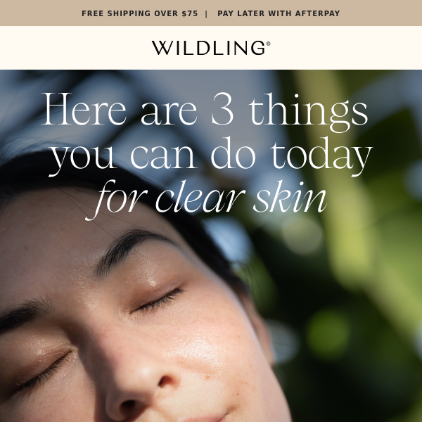 Three Tips For Clear Skin ⭐