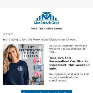 Your Personalized Discount Enclosed